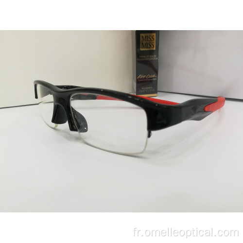 Mode masculine Lunettes demi-monture